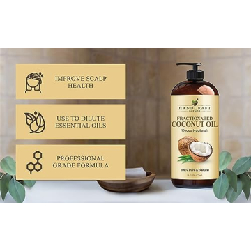 Pure Fractionated Coconut Oil for Skin and Hair Care