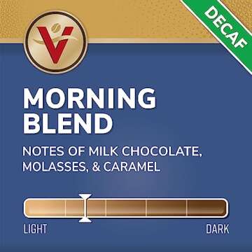 Victor Allen's Decaf Morning Blend, Light Roast Single Serve Coffee Pods (42 Count)