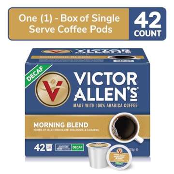 Victor Allen’s Decaf Morning Blend Pods - 42 Count