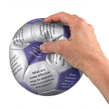 Trainers Warehouse Diversity Thumball 6” | Icebreaker and Conversation Starter | Fun, Safe & Easy to Facilitate Prompts for Conversations About Diversity | 32 Prompts