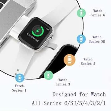 Portable Magnetic Charger for All Apple Watch Models