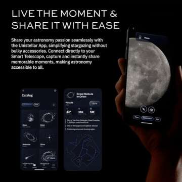 UNISTELLAR - Equinox 2 - Smart Digital Telescope - Ideal for All Users - iPhone and Android Compatible - 114mm Aperture
