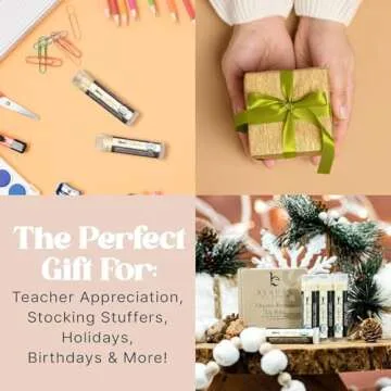 Organic Lip Balm 4 Pack Vanilla & Honey Gifts for All