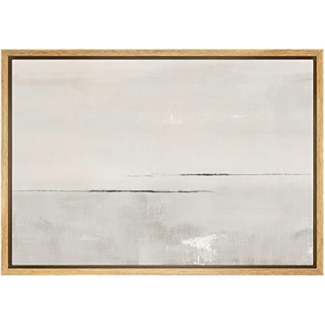 Modern Gray Watercolor Landscape Canvas Print for All Spaces