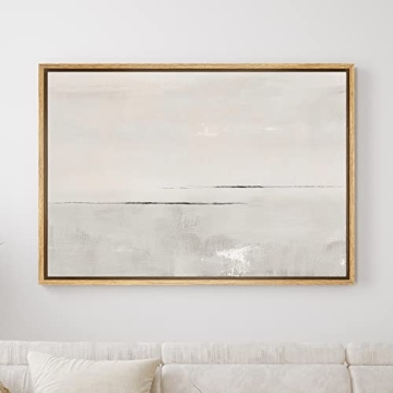 Modern Gray Watercolor Landscape Canvas Print for All Spaces