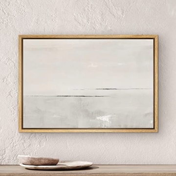 Modern Gray Watercolor Landscape Canvas Print for All Spaces