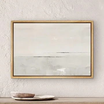 Modern Gray Watercolor Landscape Canvas Print for All Spaces