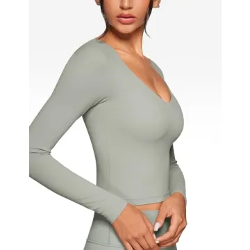 Stylish INGIA V-Neck Workout Crop Top for Active Women