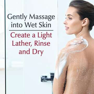 Eucerin Skin Calming Body Wash, Gentle Body Wash for Dry, Itchy Skin, Free of Soap, Fragrances and Dyes, 16.9 Fl Oz Bottle