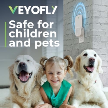 VEYOFLY Indoor Fly Trap 4 Devices 12 Refills Bug-Free Home