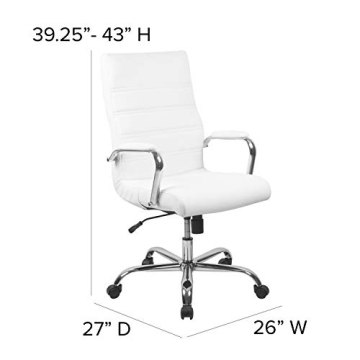 Whitney High-Back Swivel LeatherSoft Office Chair Comfort