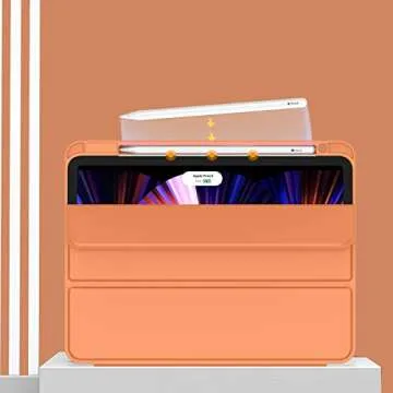 ZryXal iPad Pro 11 Case 2022-2020 with Pencil Holder