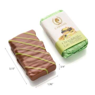CARIANS Dubai Chocolate Bar with Pistachio and Kunafa, Valentine's Day 2 Pack Dubai Chocolates Bar, ...