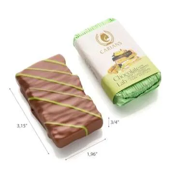 CARIANS Dubai Chocolate Bar with Pistachio and Kunafa, Valentine's Day 2 Pack Dubai Chocolates Bar, ...