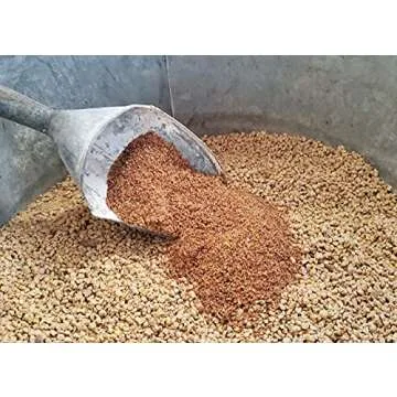 Fresh Eggs Daily Flock Flax Feed Supplement Vitamins for Backyard Chickens and Ducks 4LB