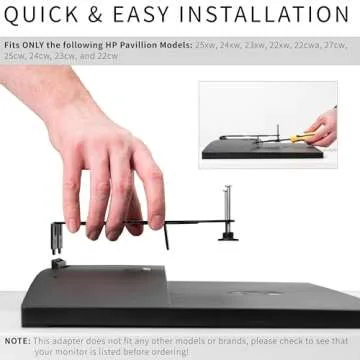 HP Pavilion VIVO VESA Adapter for Easy Monitor Mounting