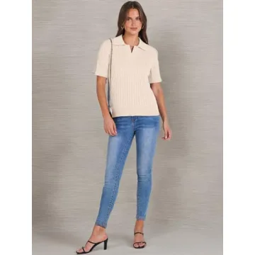 Style Meets Comfort: ANRABESS Women's Crop Sweater