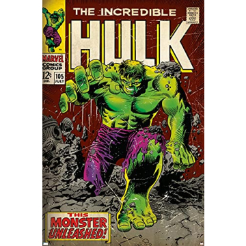 Trends International Marvel Comics - Hulk - Incredible Hulk #105 Wall Poster, 22.37" x 34.00", Premi...