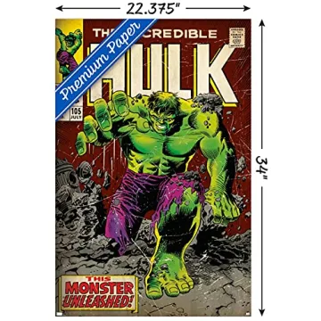 Marvel Hulk #105 Wall Poster - Stunning Home Decor