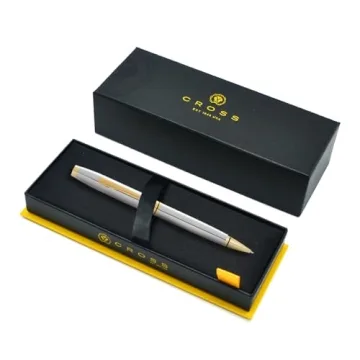 Cross Coventry Polished Chrome & Gold-Tone Ballpoint Pen - Luxury Writing