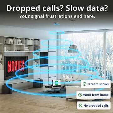 CEL-FI GO X G32 | Cell Phone Booster for Home | 4G, 5G, AT&T, Verizon & T-Mobile | Up to 15,000 Sq F...