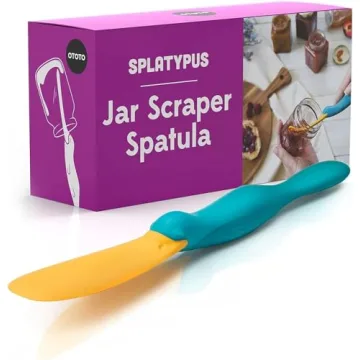 OTOTO Splatypus Jar Spatula for Scooping and Scraping - Unique Fun Cooking Kitchen Gadgets for Foodi...