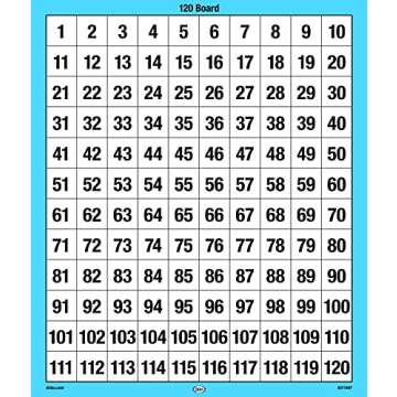 Didax Educational Resources 120 Number Board - Versatile Learning Tool