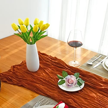 Mandy's Yellow Artificial Tulip Flowers 20pcs - Home Decor