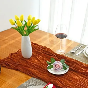 Mandy's Yellow Artificial Tulip Flowers 20pcs - Home Decor