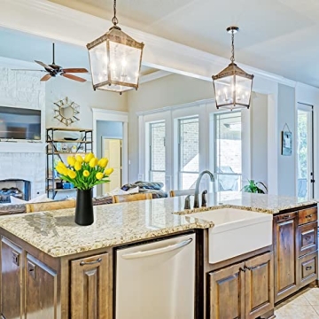 Mandy's Yellow Artificial Tulip Flowers 20pcs - Home Decor