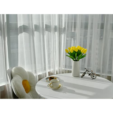 Mandy's Yellow Artificial Tulip Flowers 20pcs - Home Decor