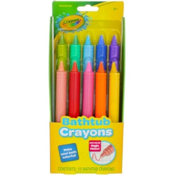 Global Beauty Group Bathtub Crayons - Fun and Safe Bath Time Art Supplies for Kids