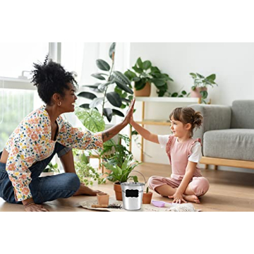 12 Sturdy Metal Buckets with Chalkboard Stickers for Events