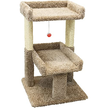 New Cat Condos Large Cat Play Perch - Sturdy & Perfect for Big Cats!