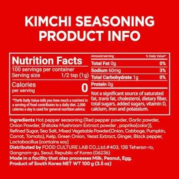 SEOUL SISTERS Kimchi Seasoning Mix - Flavorful Superfood