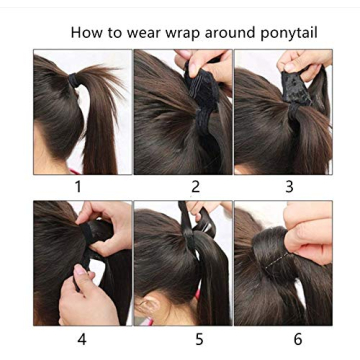 22-Inch Ombre Ponytail Hair Extensions for Effortless Style