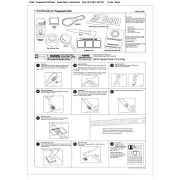 Smithsonian Finger Print Kit for Young Science Enthusiasts