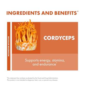 Host Defense Cordyceps Extract - Immune Support Supplement