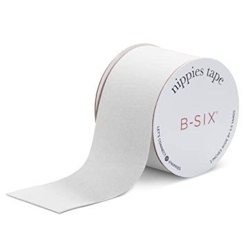 Nippies Breast Lift Tape - 2-inch Wide Adhesive Fashion Tape For Skin and Body, Invisible Under Clot...