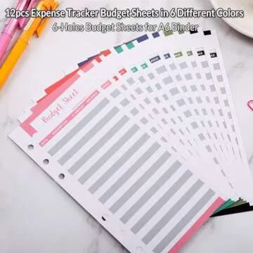 SKYDUE Budget Binder for Easy Cash Management