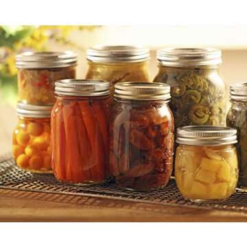 Dalzom® 72Pcs Canning Lids Regular Mouth, Premium Mason Jar Lids for Regular Mouth Ball, Kerr Jars - Food Grade Material, 100% Fit & Airtight for Regular Mouth Mason Jars