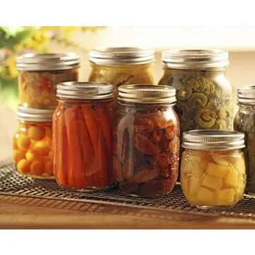 Dalzom® 72Pcs Canning Lids Regular Mouth, Premium Mason Jar Lids for Regular Mouth Ball, Kerr Jars - Food Grade Material, 100% Fit & Airtight for Regular Mouth Mason Jars