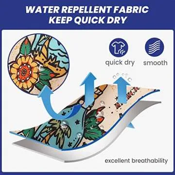 maamgic Mens Vintage Swim Trunks - Quick Dry Board Shorts