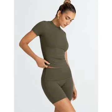 Trendy Queen Womens 2 Piece Workout Sets Short Matching Lounge Sets Summer Clothes Going Out Gym Outfits