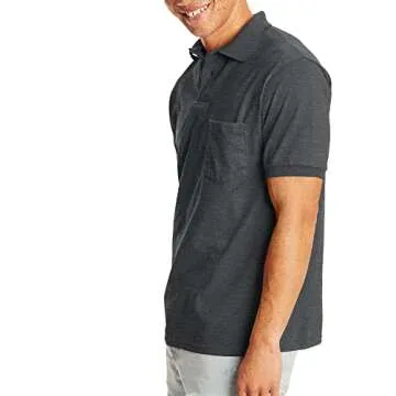Hanes Men's Short-Sleeve Jersey Polo Pack of 2 Online
