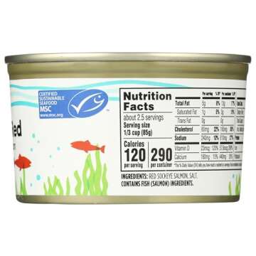 365 by Whole Foods Market, Salmon Alaskan Wild Red Sockeye, 7.5 Ounce