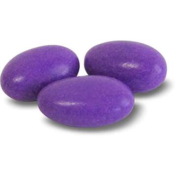 Purple Jordan Almonds by Its Delish, 5 LBS Bulk | Sugared Almond Nut with Sweet Hard Candy Coating -...