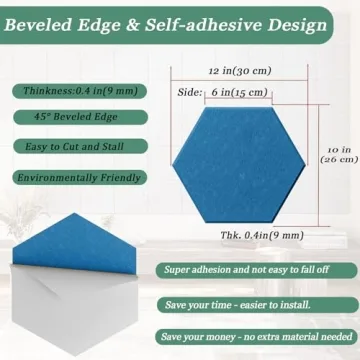 Hexagonal Acoustic Panels for Superior Sound Absorption