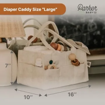 Parker Baby Diaper Caddy for Stylish Nursery Storage