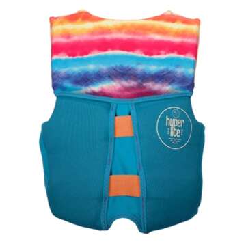 Hyperlite indy CGA Kids Wakeboard Vest Purple/Coral Sz S